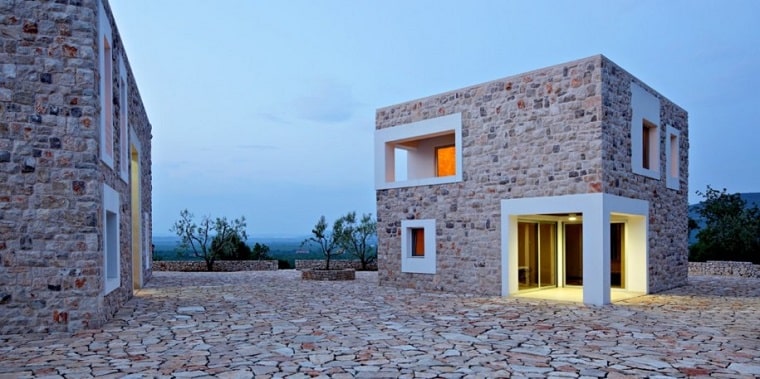 Fachadas de piedra decorativa para casas modernas ⭐